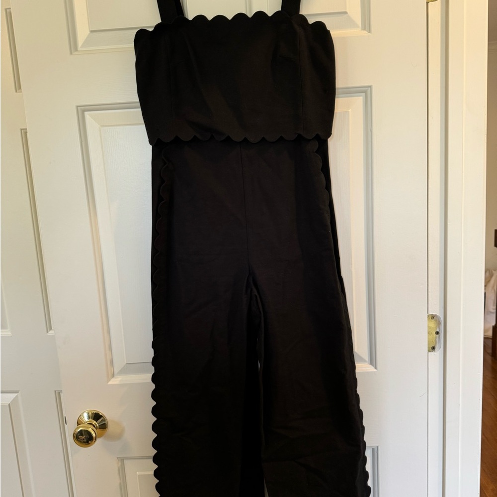 Black Scalliped  One Piece